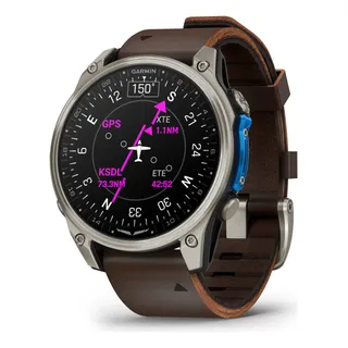 Smartwatch Gps Aviação Garmin D2 Mach 2 47mm Titânio