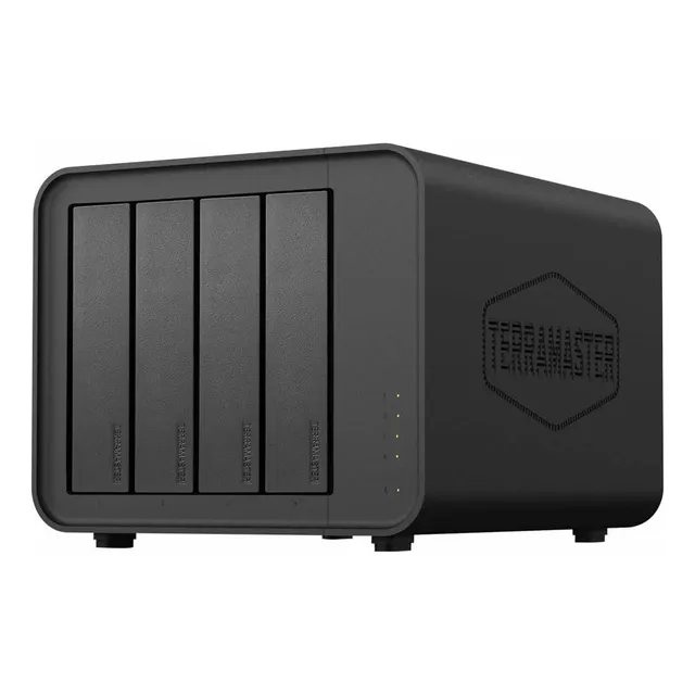 Nas Terramaster F4-424 4 Bahías N95 8gb Ddr5 Sin Disco