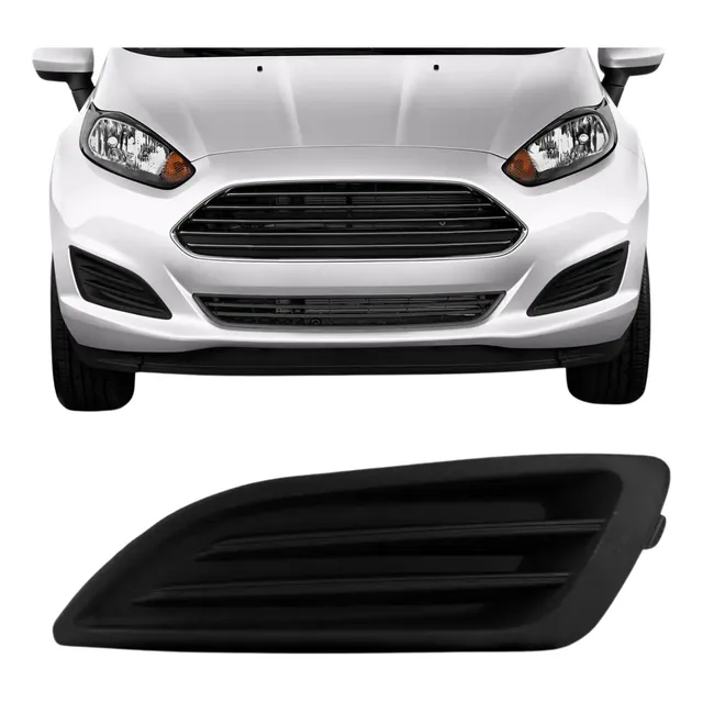 Moldura Milha Para-choque New Fiesta 2014/2017 Lado Esquerdo