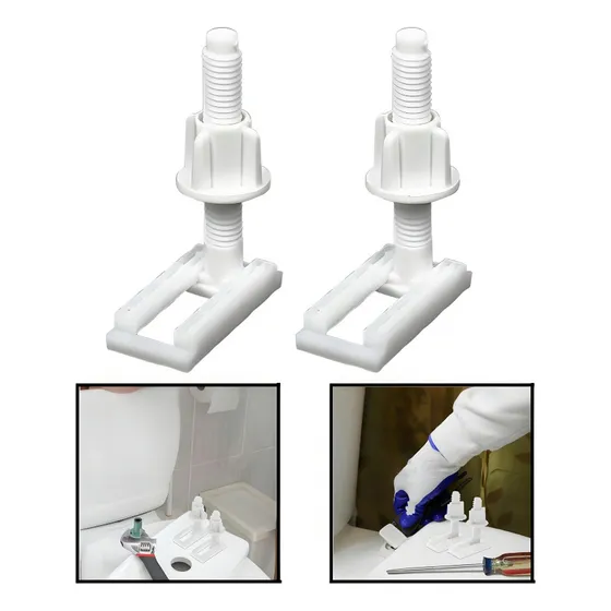 2x Tornillos Para Baño Asiento De Inodoro Tipo One-piece