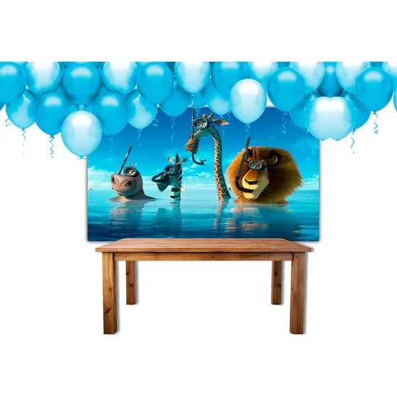 Paineis Temas Festa Aniversário 1,40m X 1m Oxford Cor Madacascar