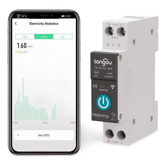 Tongou Interruptor Disjuntor Inteligente C/ Medição 63a Alexa Google tuya Smart