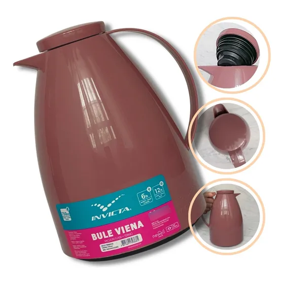 Garrafa Bule Termica Café Chá Viena Invicta 750ml Macchiato