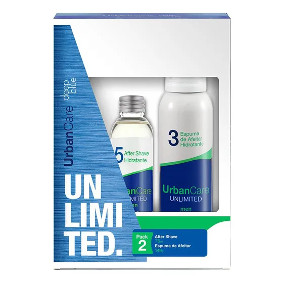 Pack After Shave Urban Care Unlimited + Espuma De Afeitar