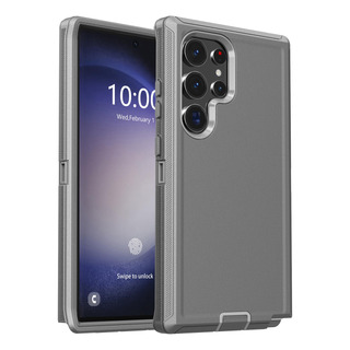 Funda Para Galaxy S24 Ultra Titanium Gris Dual-layer Funda Para Galaxy S24 Ultra Titanium Gris Dual-layer