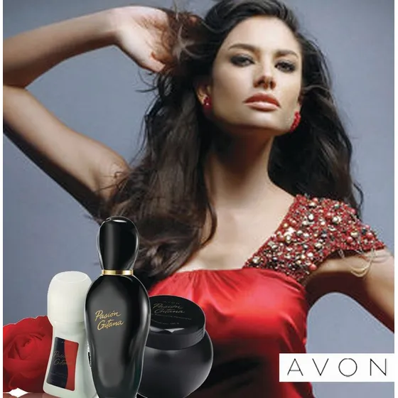 Perfume Y Crema Suavizante Perf Pasión Gitana Avon Original