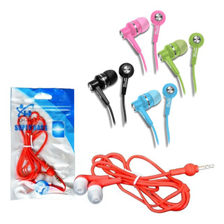 10 Audifonos Manos Libres 3.5mm Genericos Economicos Mayoreo 10 Audifonos Manos Libres 3.5mm Genericos Economicos Mayoreo