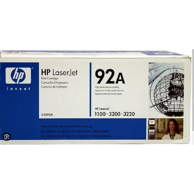 Toner Original Hp 92a Negro C4092a Nuevo