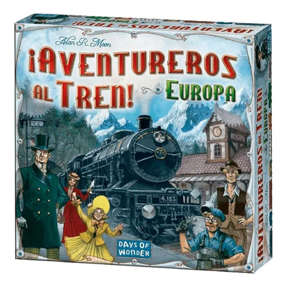 Juego De Mesa Asmodee Aventureros Al Tren Europa +8 - Tecnob