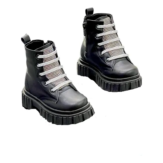 Bota Deportiva Con Brillantes Para Niña 