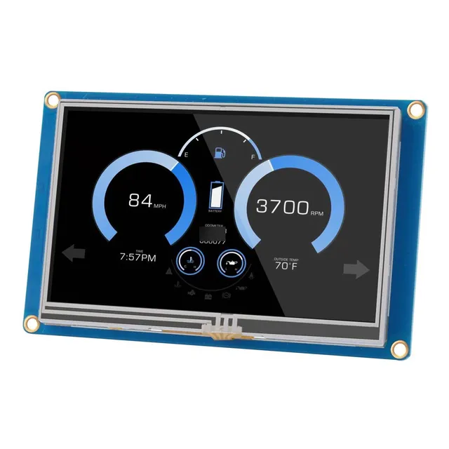 Visualizador Táctil Hmi 4.3 Pulgadas Nx4827t043 Compatible A