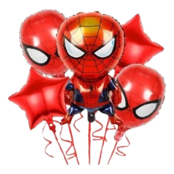 Globo Cotillón Super Héroes - Spiderman - Hombre Araña