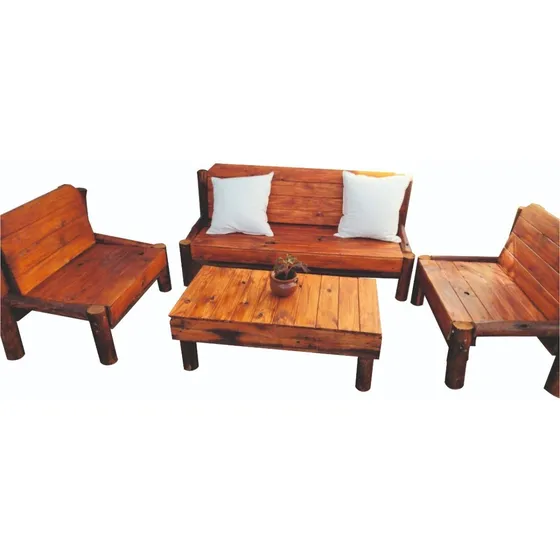Juego De Sillones Rústicos