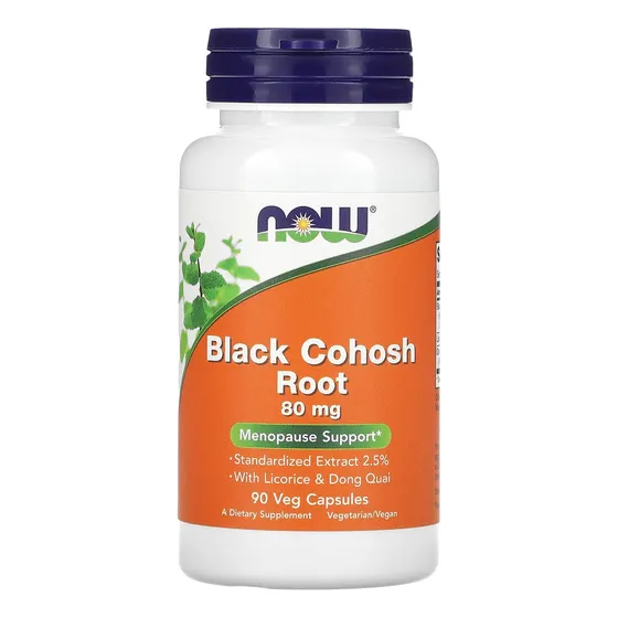 Supplement Now Foods Black Cohosh 80 Mg, Ayuda A La Menopaus