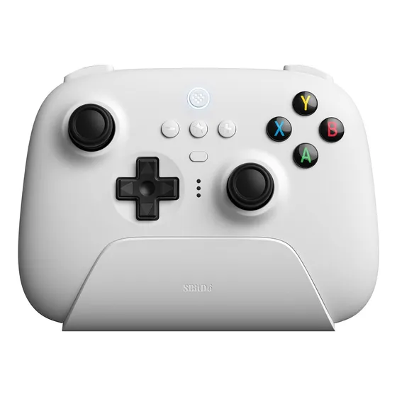 8bitdo Ultimate 2.4g Control Inálambrico Con Cargador Dock Blanco