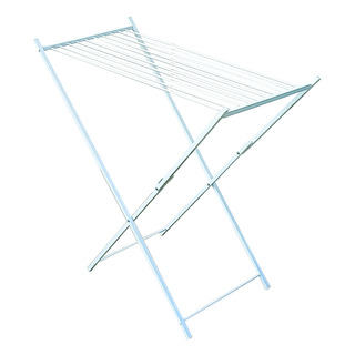 Varal De Chão Alto 150 Cm Lençol Roupa De Cama 10 Varetas Varal De Chão Alto 150 Cm Lençol Roupa De Cama 10 Varetas