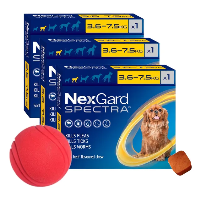 Nexgard Spectra Antipulgas Perros 3,5-7.5 Kg