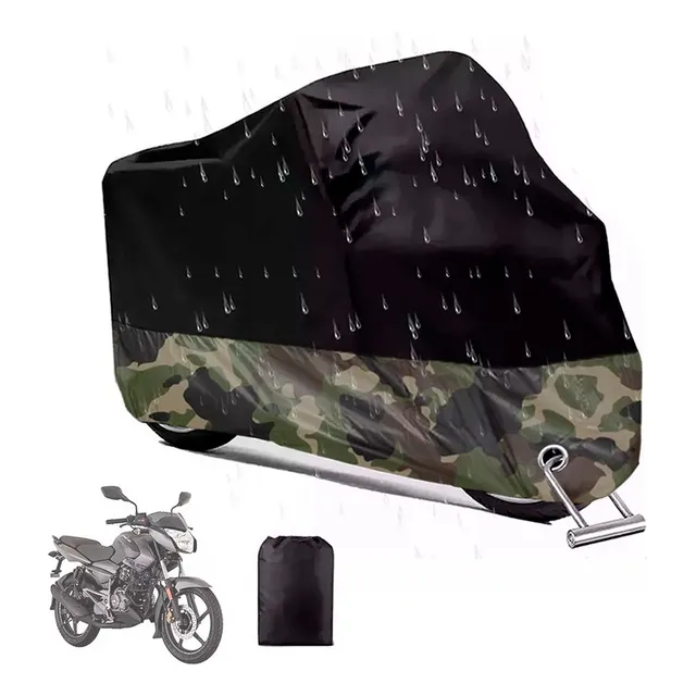 Funda Xxl Para Moto Impermeable Antipolvo A Prueba De Sol Color Camuflaje