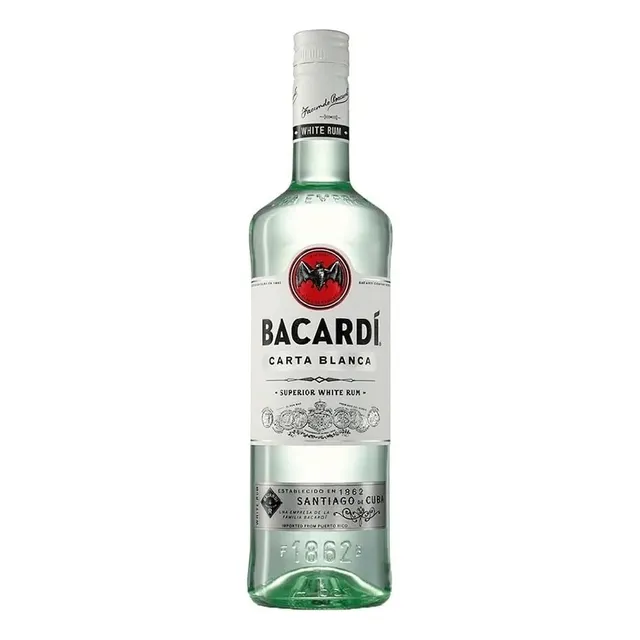 Ron Bacardi Blanco Carta Blanca 1 Litro