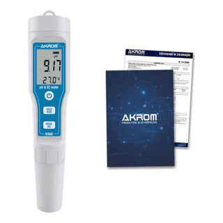 Medidor Ph Condutividade C/ Certificado De Calibração - Kr60 Medidor Ph Condutividade C/ Certificado De Calibração - Kr60