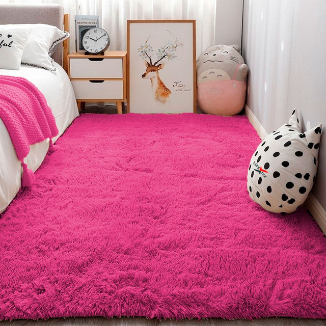 Tapete Felpudo Quarto Sala 1,00 X 1,40 Mt Peludo