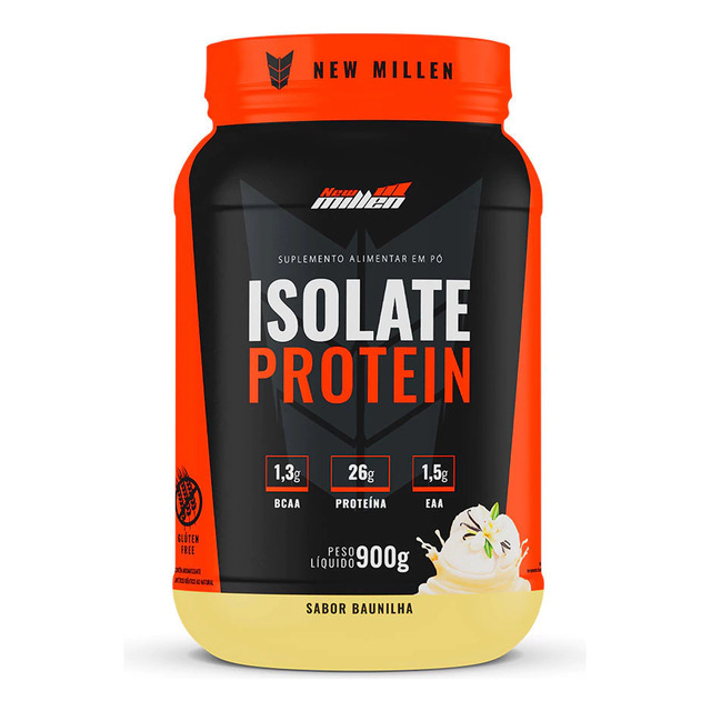 Isolate Protein 900g New Millen Iron Man Sabor Baunilha Isolate Protein 900g New Millen Iron Man Sabor Baunilha
