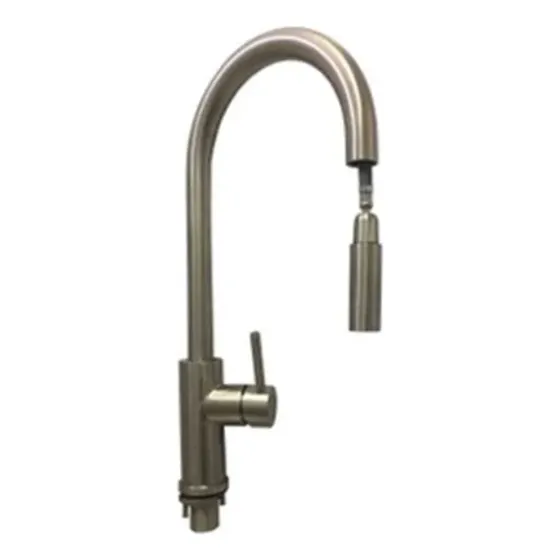 Monomando Lavaplatos Vertical Extraíble Inoxidable Taumm