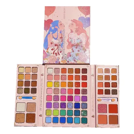 Paleta De Maquillaje De 80 Pcs Maquillaje Sombras  Glitter
