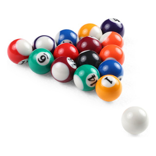 Set De Bolas De Billar Infantil 25mm.38mm Resina, Juego Co Set De Bolas De Billar Infantil 25mm.38mm Resina, Juego Co