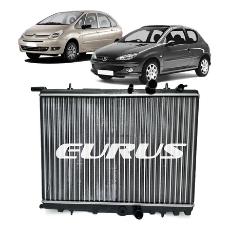 Radiador Peugeot 207 2003 2005 2006 2008 2009 2010 2012 2014