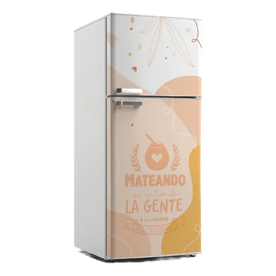 Vinilo Ploteo Decorativo Heladera - A Medida Calidad Premium