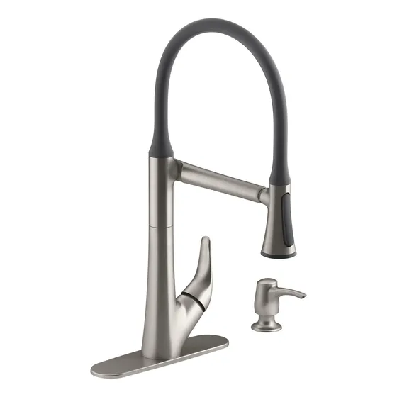 Cocina Articulado Espray Barrido Acero Inoxidable Vibrante