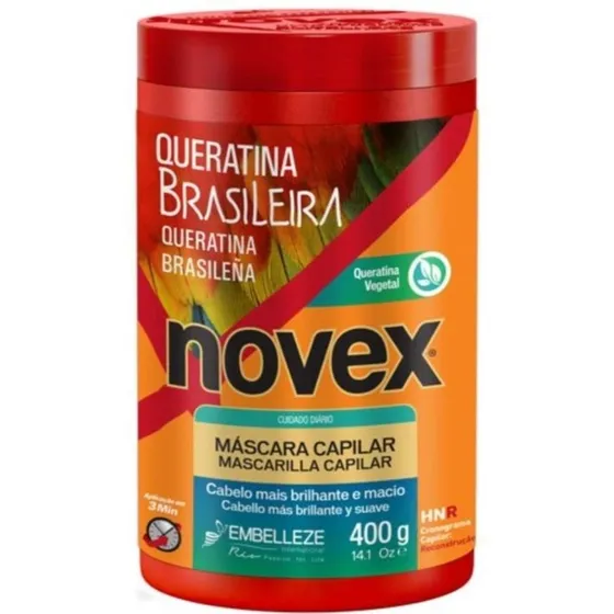 Mascarilla Capilar Novex Keratina Brasileña 400g