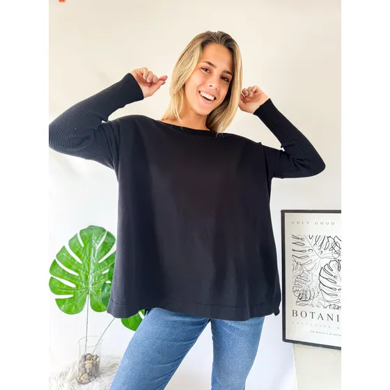 Sweater Bremer Lulyna Oversize Mujer Amplio