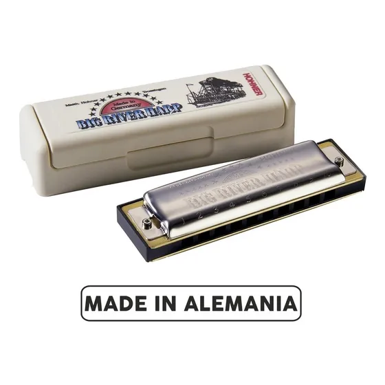 Armonica Hohner Big River Harp C Estuche Diatonica Cuotas