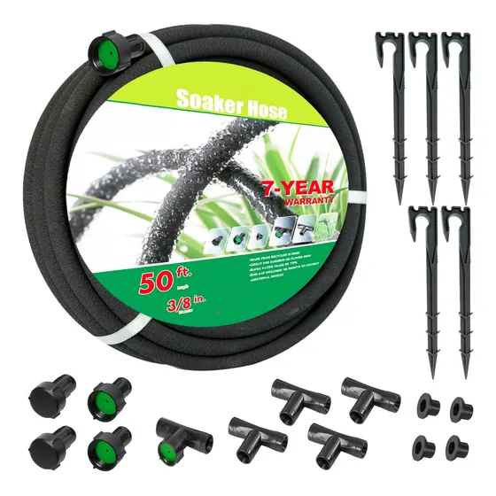 Aeacus Manguera Remojo 3 8  X 50 Pie Jardin Accesorio Que Un