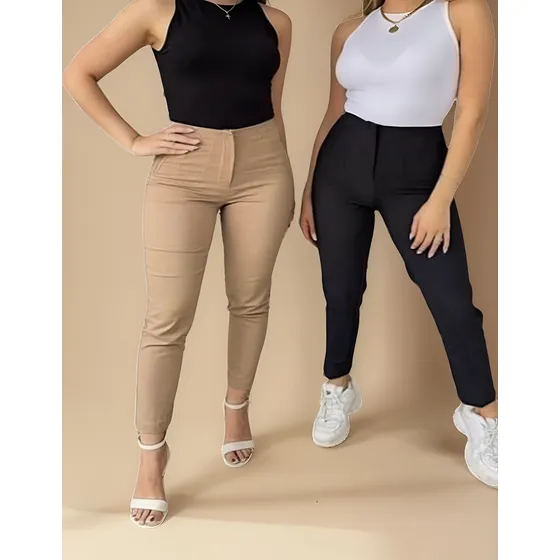 Pantalón De Dama De Vestir Strech