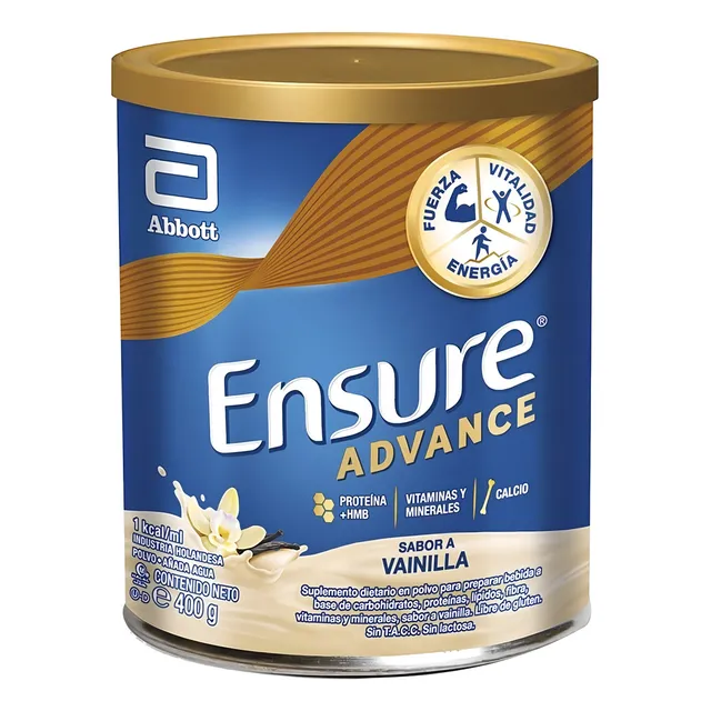Suplemento en polvo Abbott Carbohidratos sabor vainilla x 400g