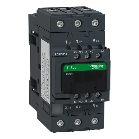 Lc1d65ab7 Iec Contactor, Tesys Deca, Nonreversing, 65a, 40h