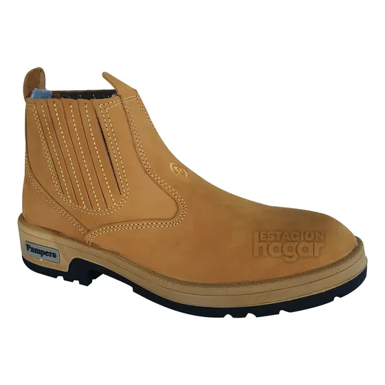 Botin Nobuck Pampero Logo Bordado Unisex