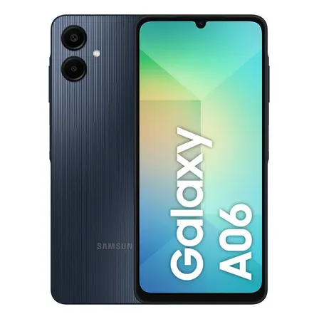 Smartphone Samsung Galaxy A06 4g 128gb 4gb Ram Dual Chip Câmera Traseira 50+2mp Frontal 8mp Tela 6,7 Android 14.0 Azul Escuro (novo Com Caixa Aberta)