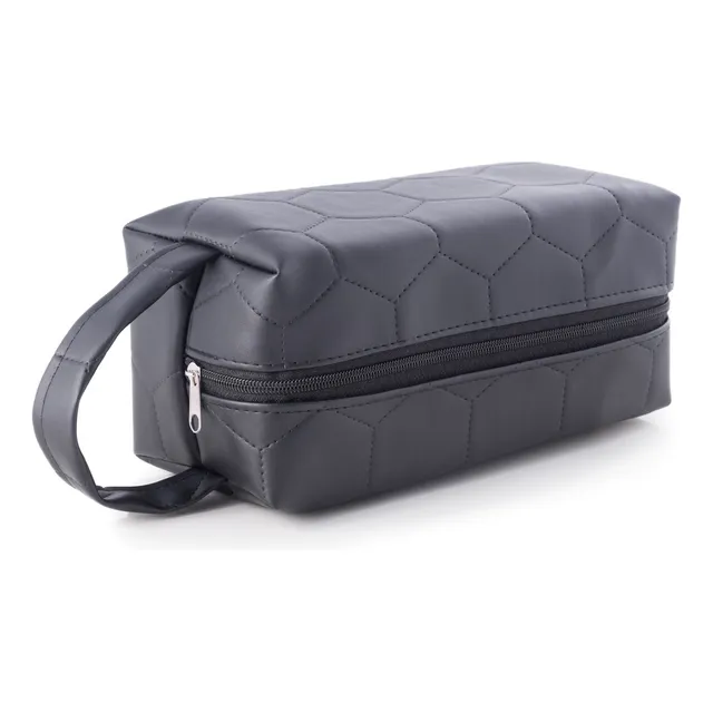 Bolso De Mano Neceser Berlín Ecocuero Gajos Rectangular Pelo