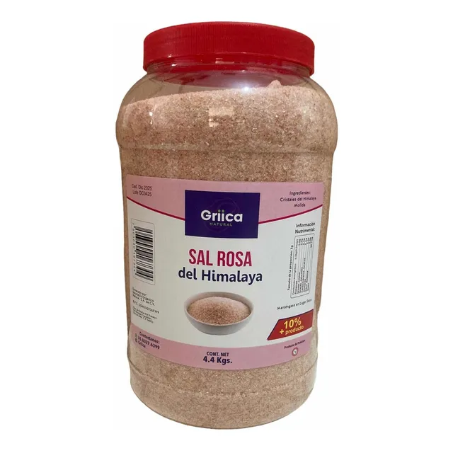 Sal Rosa Del Himalaya Natural Organica 4 Kg + Regalo