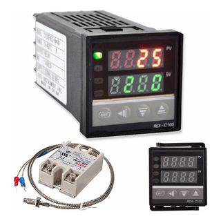. Conjunto De Controlador De Temperatura Digital Lcd Pid . Conjunto De Controlador De Temperatura Digital Lcd Pid