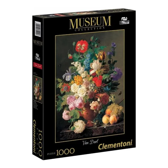 Rompecabezas Clementoni Museum Collection Van Dael  - Vaso di fiori 31415 de 1000 piezas