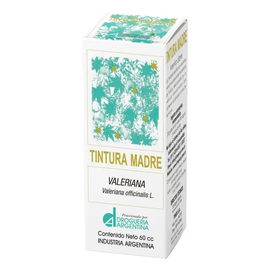 Tintura Madre De Valeriana X 60 Cc Drogueria Argentina Sabor CARACTERISTICO