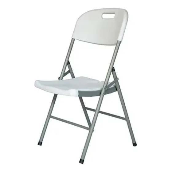 Silla Plegable Blanca 150kg Todo Audio Chile