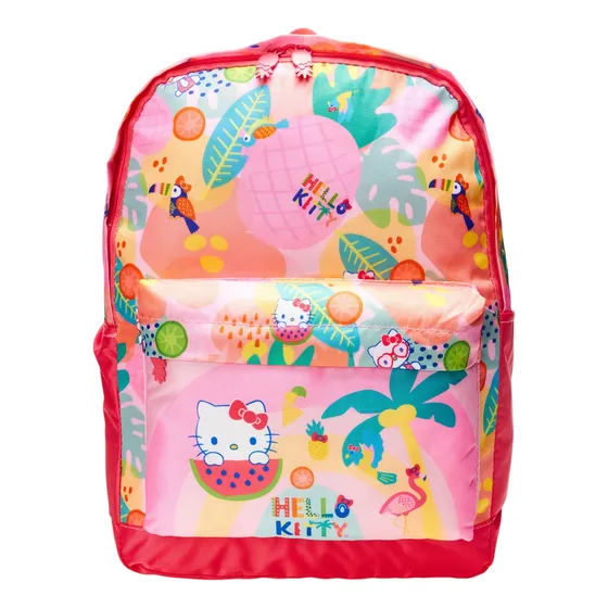 Mochila Costas G Escolar Juvenil Teen Hello Kitty T01 11976 Cor Rosa