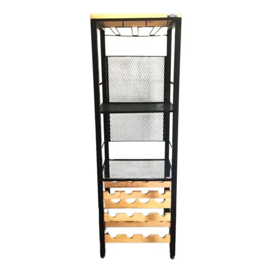 Columna Bar Cava Bodega 12 Copas 12 Botellas Vinoteca Bebida