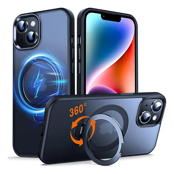 Soporte Magnético Para iPhone 13/14, Mate Negro